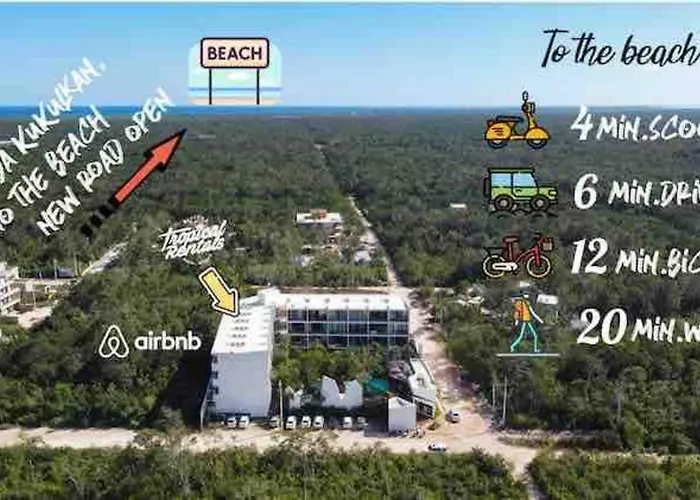 Lujoso Departamento Con Jacuzzi Privado * Tulum
