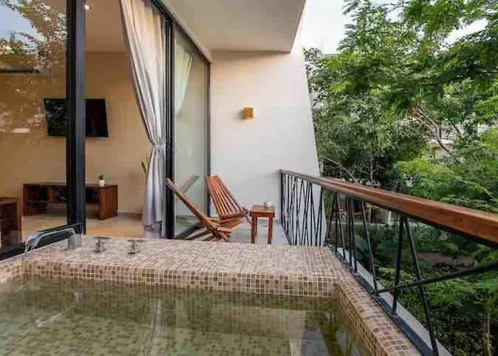 Lujoso Departamento Con Jacuzzi Privado Appartement Tulum